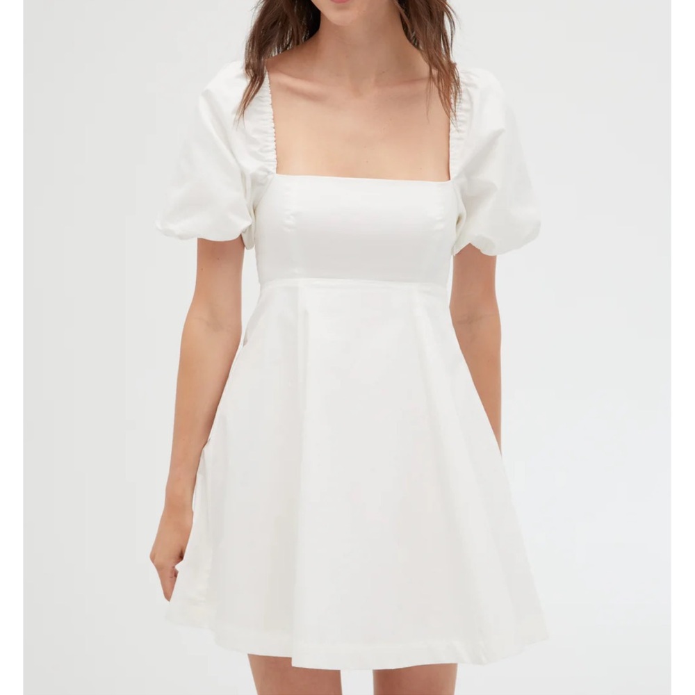 Hill House White Mini Dress